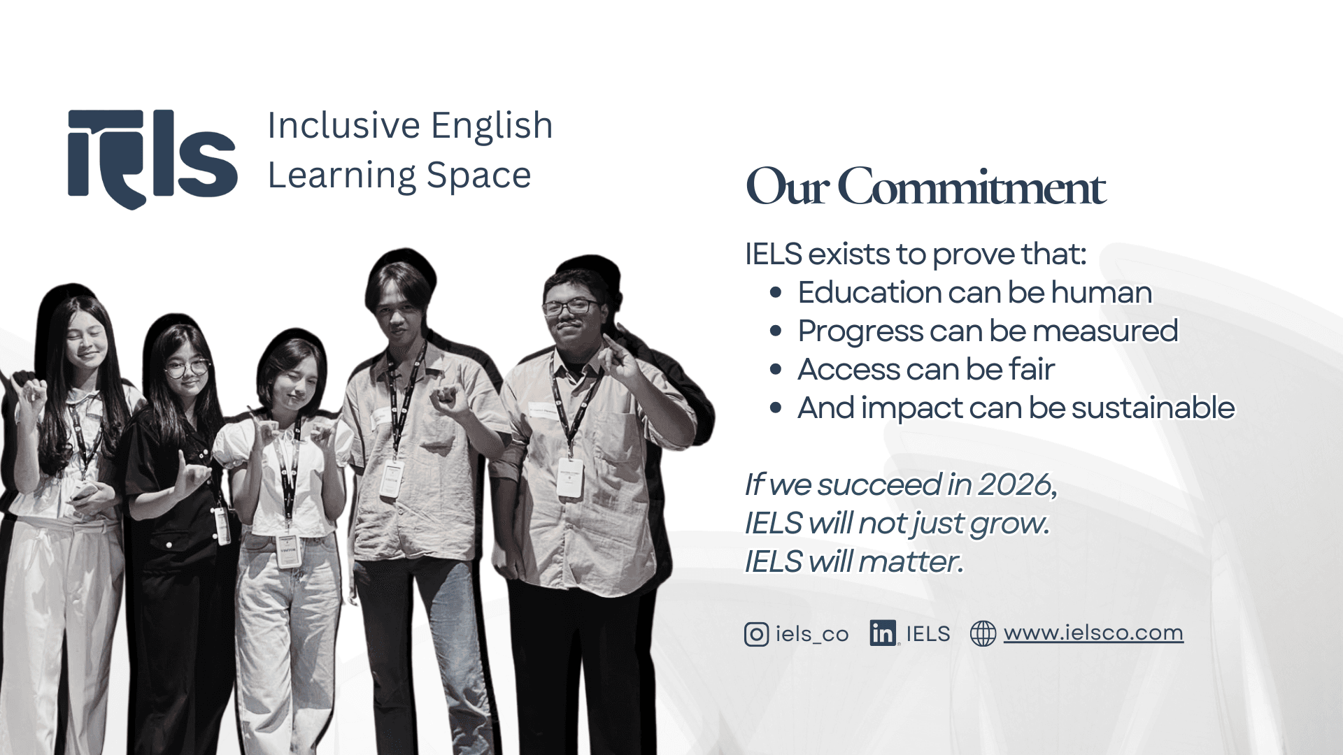 IELS 1-Year Strategic Plan Cover